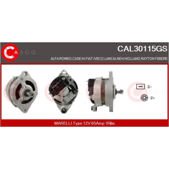 CASCO Generator CAL30115GS CASCO Generator CAL30115GS