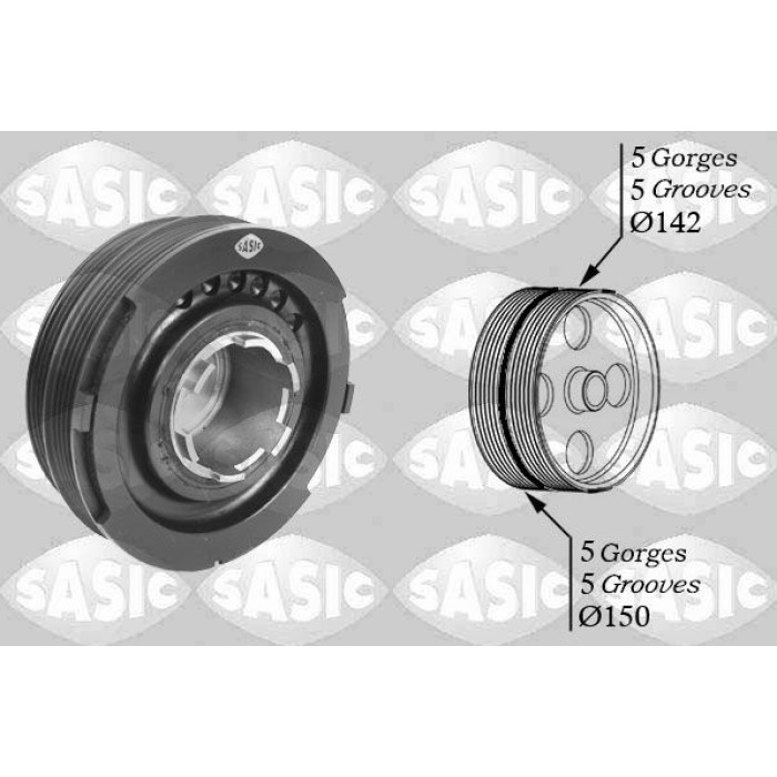 SASIC Riemenscheibe, Kurbelwelle 2156038 SASIC Riemenscheibe, Kurbelwelle 2156038