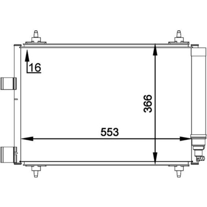 MAHLE Kondensator, Klimaanlage AC 314 000P MAHLE Kondensator, Klimaanlage AC 314 000P