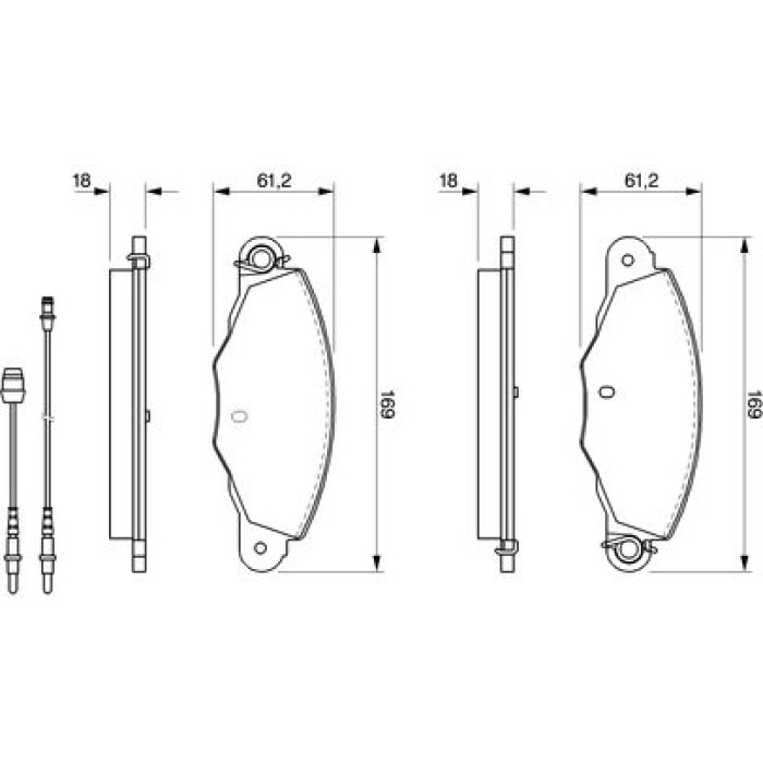Bosch Bremsbelagsatz 0 986 424 511 Bosch Bremsbelagsatz 0 986 424 511