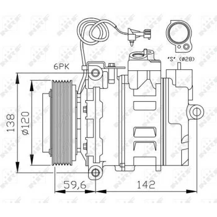 NRF Kompressor 32377 NRF Kompressor 32377