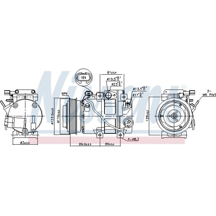 Nissens Klimakompressor PKW 890151