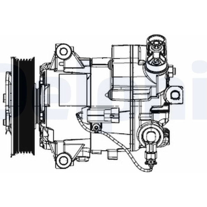Delphi Klimakompressor TSP0155948 Delphi Klimakompressor TSP0155948