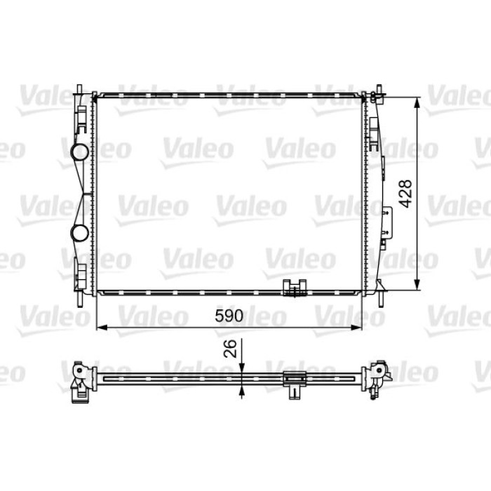Valeo Motorkühler 735116