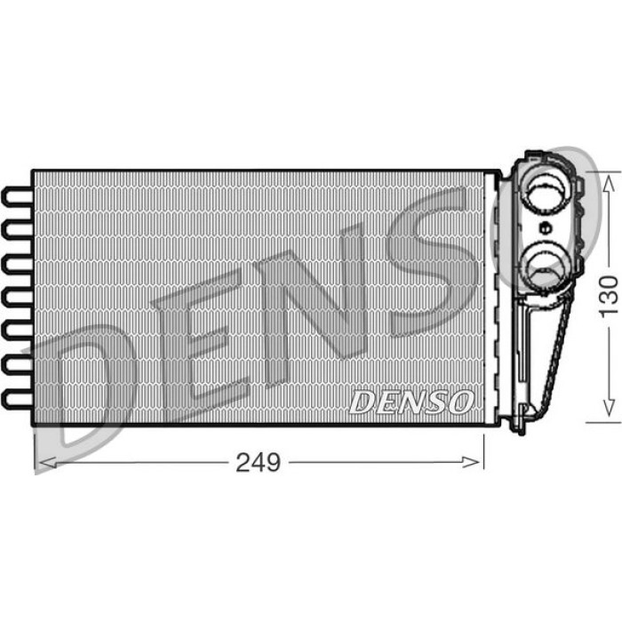 Denso Wärmetauscher DRR21001 Denso Wärmetauscher DRR21001