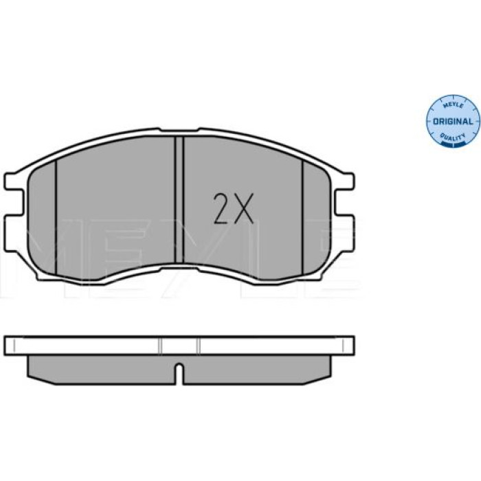 025 216 4716/W MEYLE Bremsbelagsatz Mitsubishi Colt/Eclipse/Galant 1,8-2,5 V6 87-04 Mit Sensor 025 216 4716/W MEYLE Bremsbelagsatz Mitsubishi Colt/Eclipse/Galant 1,8-2,5 V6 87-04 Mit Sensor