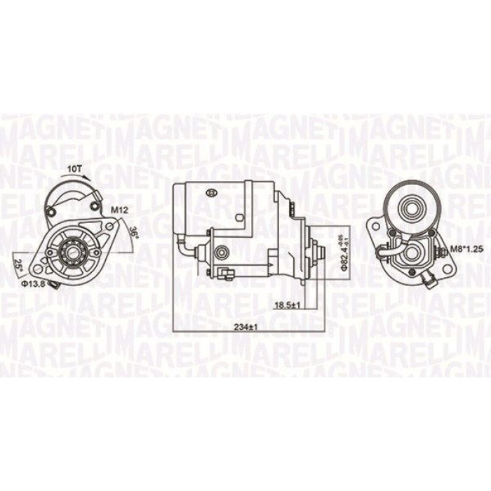Magneti Marelli Anlasser 063721154010 Magneti Marelli Anlasser 063721154010