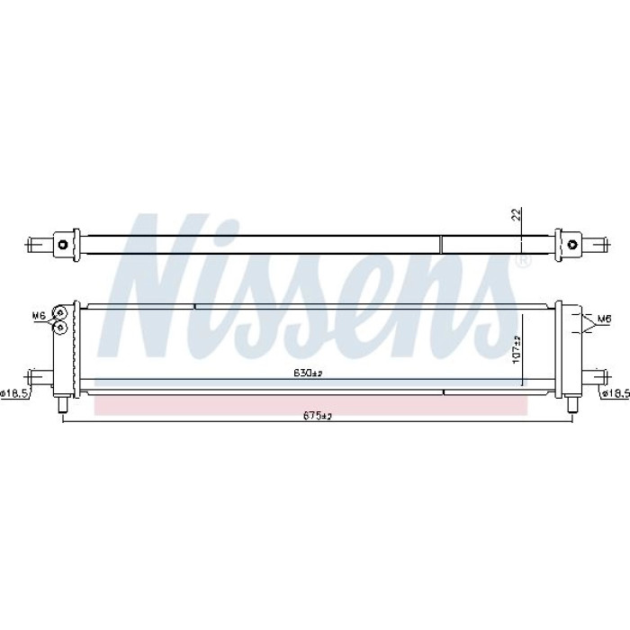 Nissens Wasserkühler PKW 606545 Nissens Wasserkühler PKW 606545