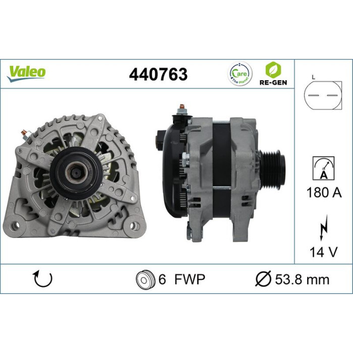 Valeo Lichtmaschine 440763 Valeo Lichtmaschine 440763