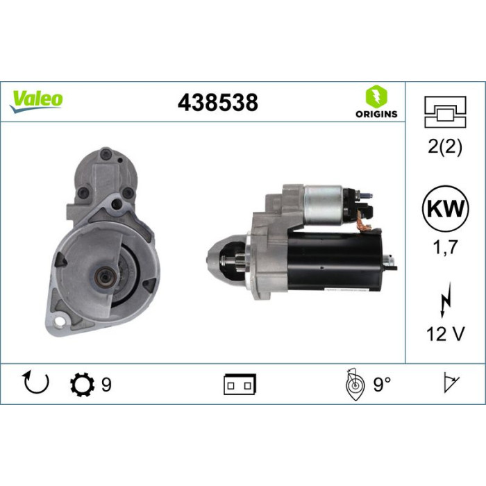 Valeo Anlasser 438538 Valeo Anlasser 438538