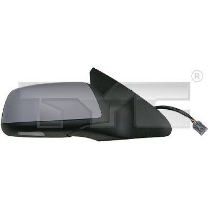 TYC Außenspiegel rechts elektrisch verstellbar, grundiert, konvex, beheizbar, elektrisch anklappbar, mit Umfeldbeleuchtung 310-0183 OE Nummer 1373240 - l