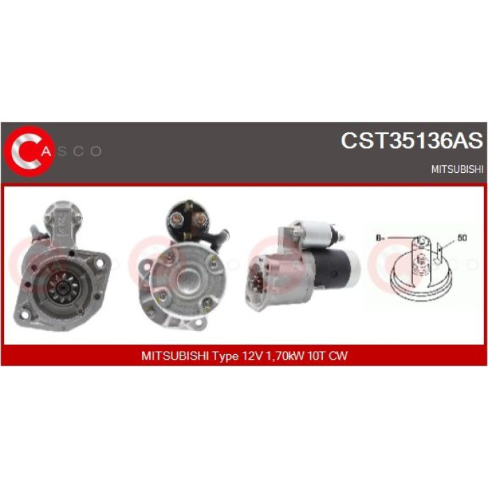 CASCO Anlasser CST35136AS