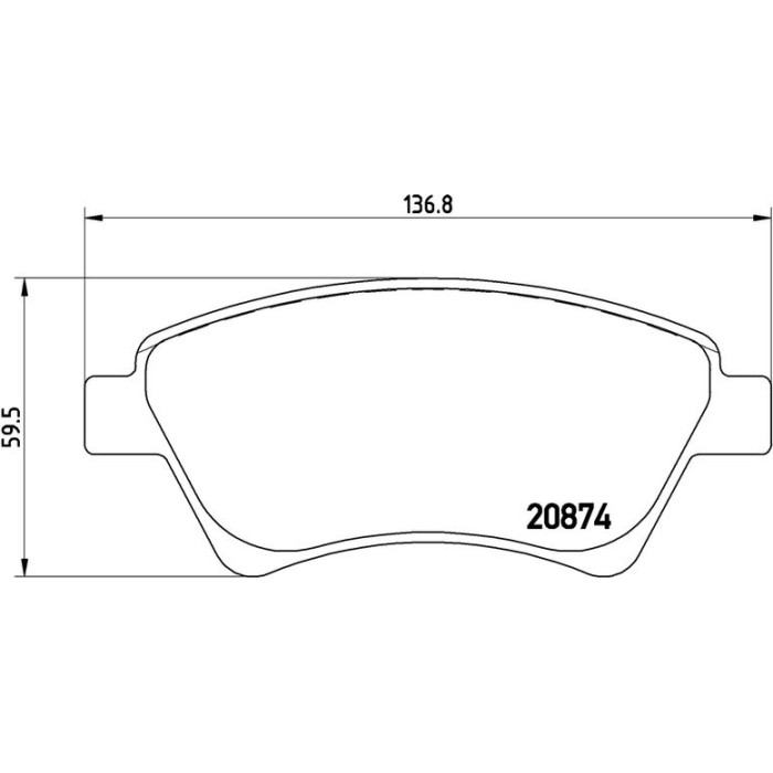 P 68 034 Brembo Prime Bremsbelagsatz Vorderachse – P 68 034 – 137 x 60 x 18 mm – Bremssystem Bosch – OE Nummer 410601241R P 68 034 Brembo Prime Bremsbelagsatz Vorderachse – P 68 034 – 137 x 60 x 18 mm – Bremssystem Bosch – OE Nummer 410601241R