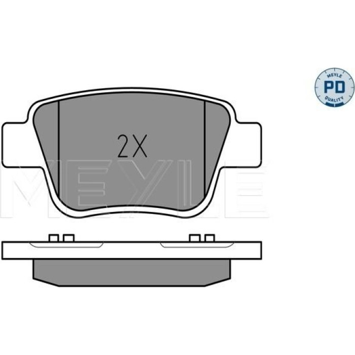 MEYLE Bremsbelagsatz Toyota Avensis 03 025 236 2016/PD