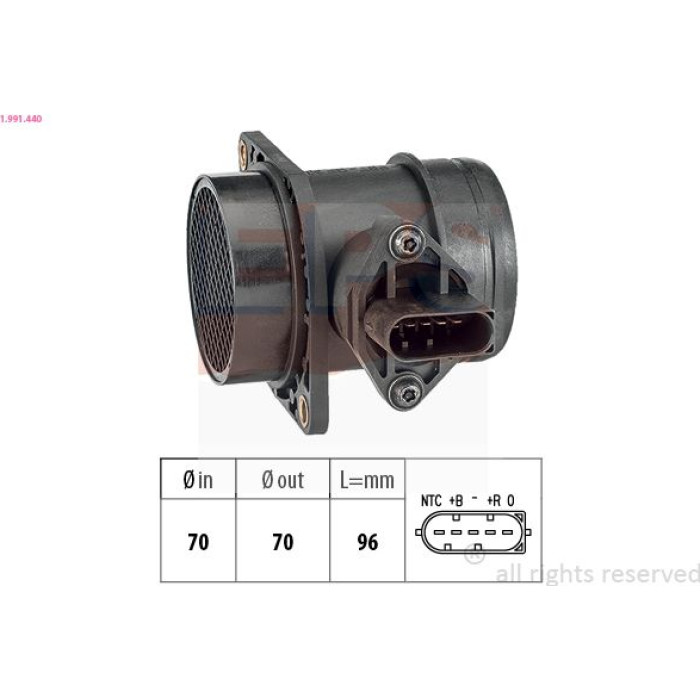 EPS Luftmassenmesser Luftmengenmesser 1.991.440 EPS Luftmassenmesser Luftmengenmesser 1.991.440