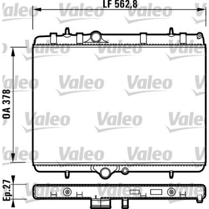 Valeo Motorkühler 732894