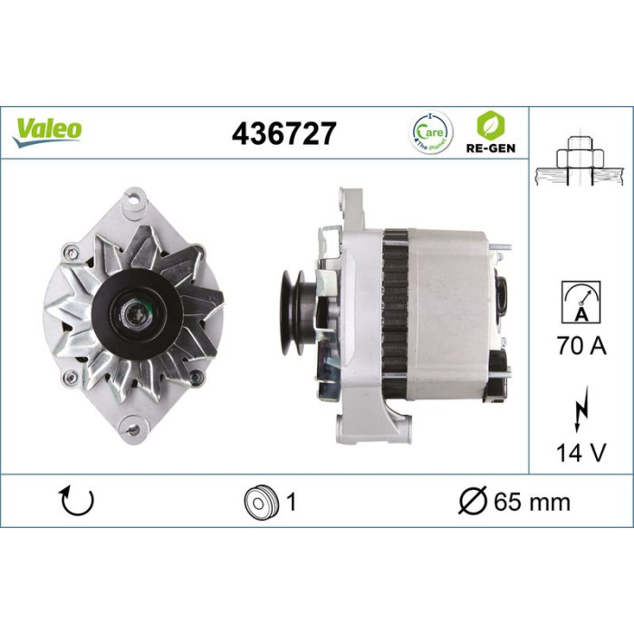 Valeo Lichtmaschine 436727 Valeo Lichtmaschine 436727