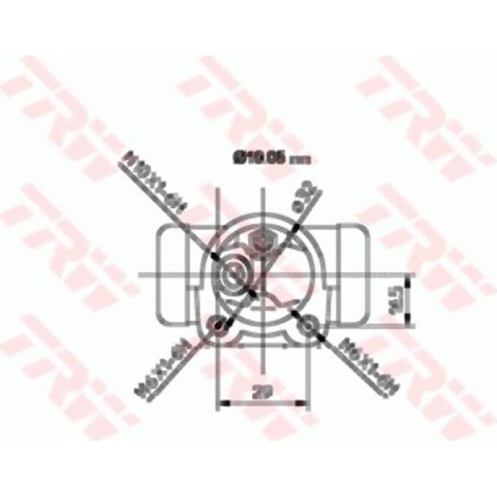 TRW Radbremszylinder BWD132 TRW Radbremszylinder BWD132