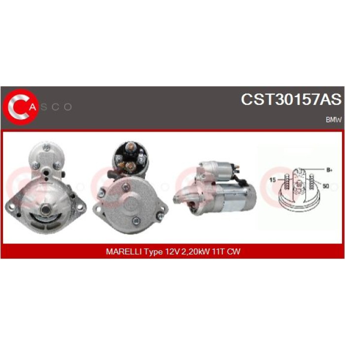 CASCO Anlasser CST30157AS CASCO Anlasser CST30157AS