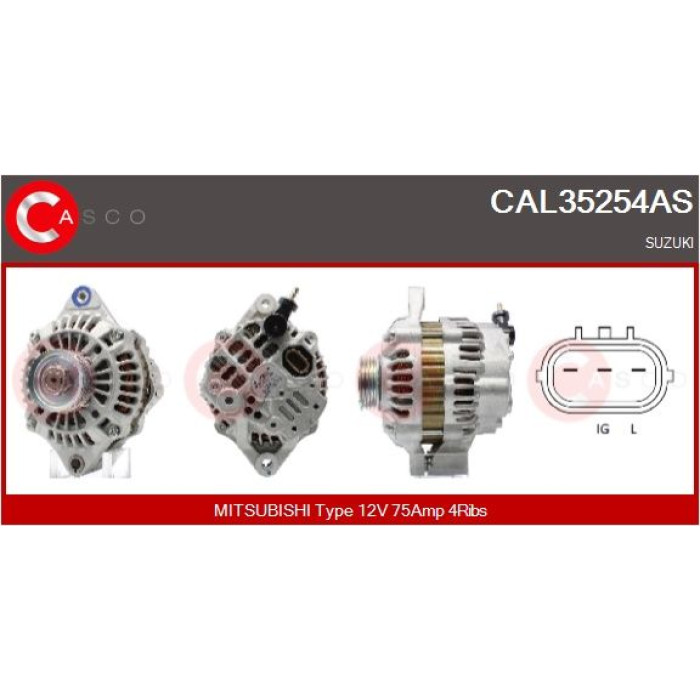 CASCO Generator CAL35254AS CASCO Generator CAL35254AS