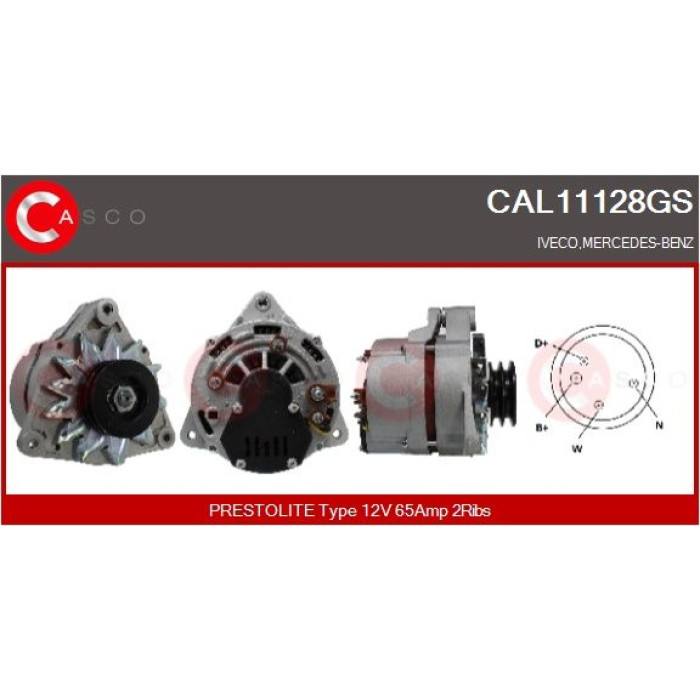 CASCO Generator CAL11128GS CASCO Generator CAL11128GS