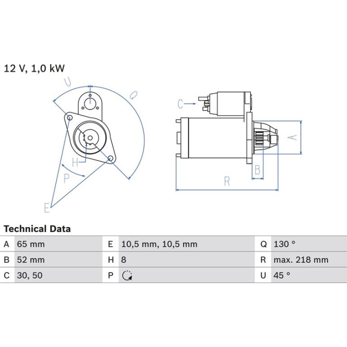 Bosch Starter 0 986 024 700 Bosch Starter 0 986 024 700