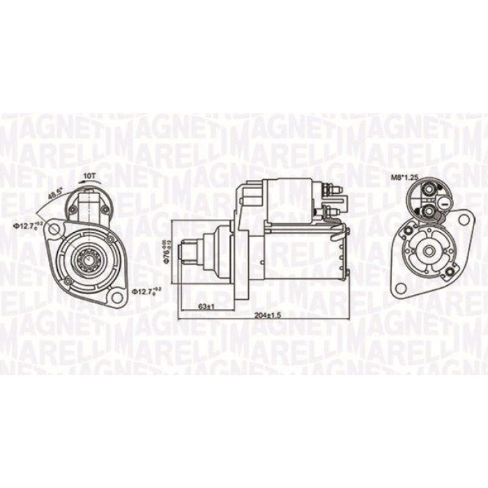 Magneti Marelli Anlasser 063721347010 Magneti Marelli Anlasser 063721347010