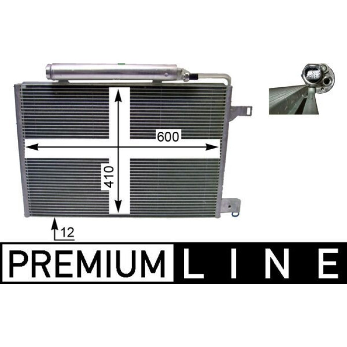 MAHLE Kondensator, Klimaanlage AC 370 000P MAHLE Kondensator, Klimaanlage AC 370 000P