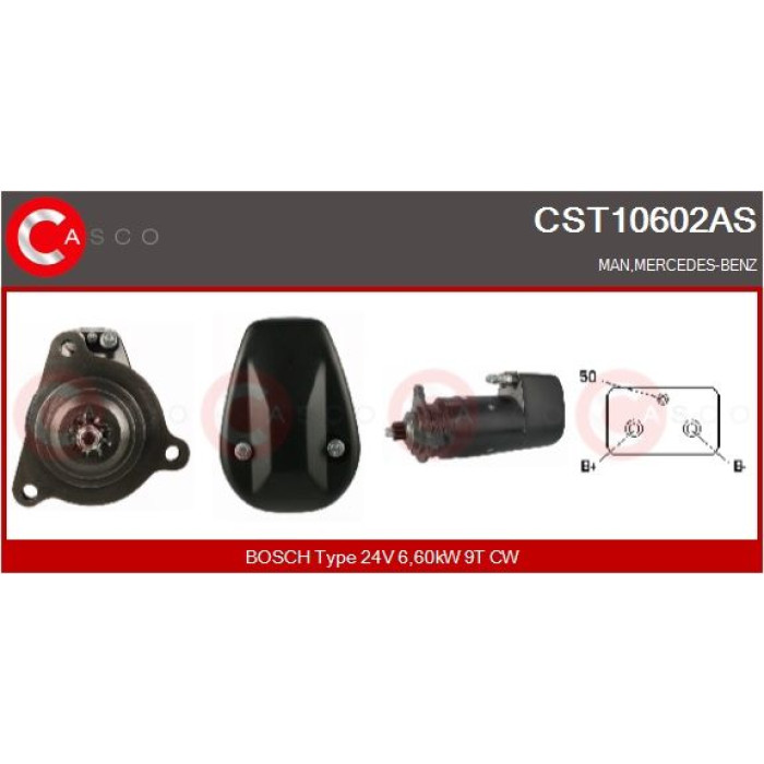 CASCO Anlasser CST10602AS CASCO Anlasser CST10602AS