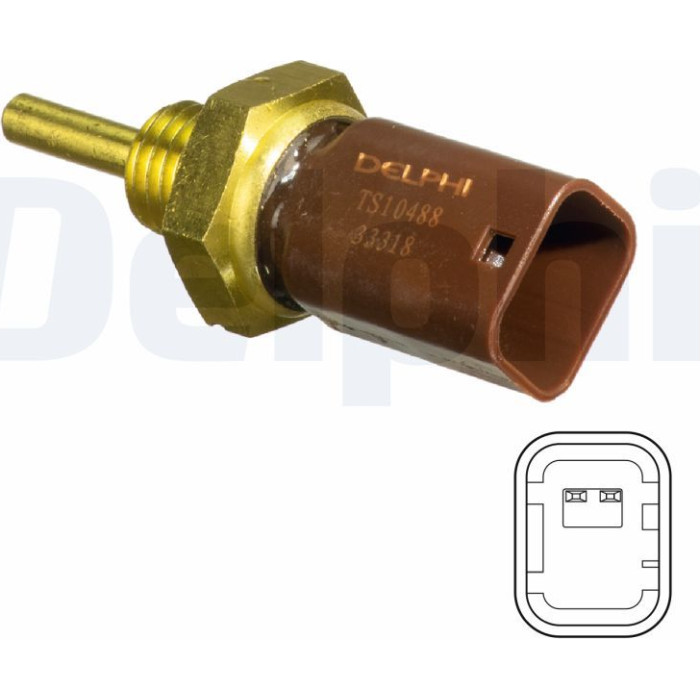 Delphi Temperatursensor TS10488 Delphi Temperatursensor TS10488