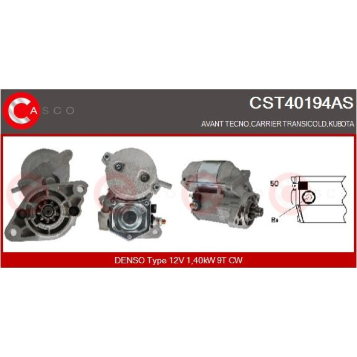 CASCO Anlasser CST40194AS CASCO Anlasser CST40194AS