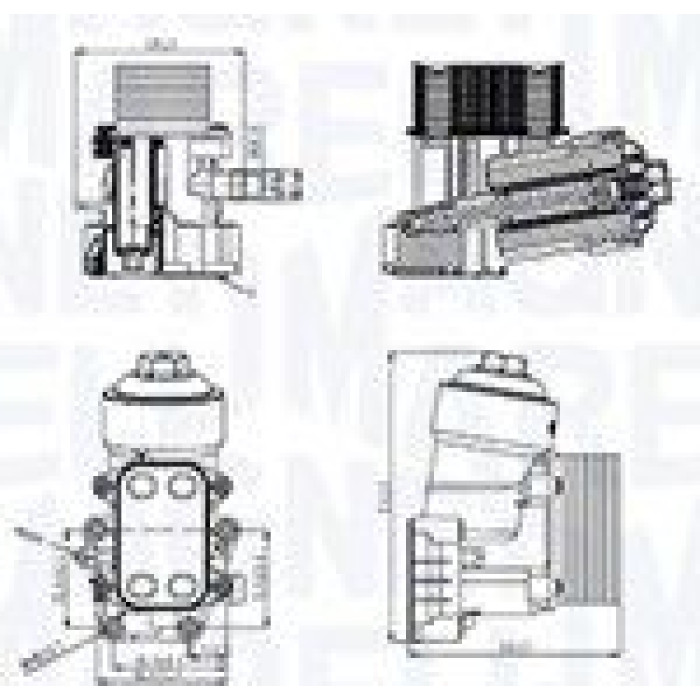 Magneti Marelli Ölkühler RO0034 - Motoröl Magneti Marelli Ölkühler RO0034 - Motoröl