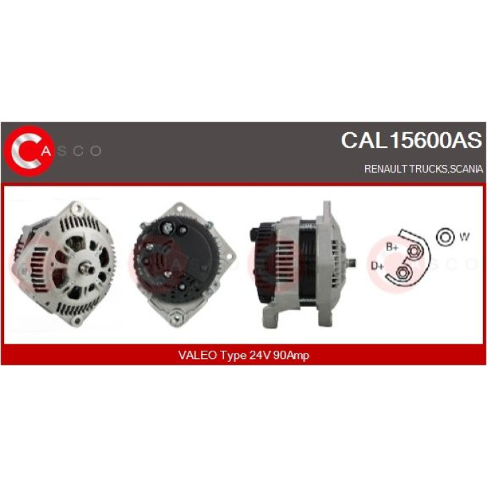 CASCO Generator CAL15600AS CASCO Generator CAL15600AS