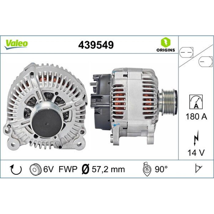 Valeo Lichtmaschine 439549 Valeo Lichtmaschine 439549