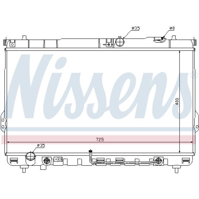 Nissens Wasserkühler PKW 67036 Nissens Wasserkühler PKW 67036