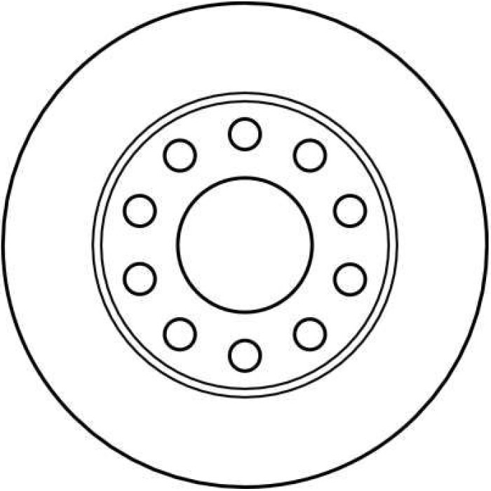 TRW Bremsscheibe VW A4 1.6 DF4186 TRW Bremsscheibe VW A4 1.6 DF4186