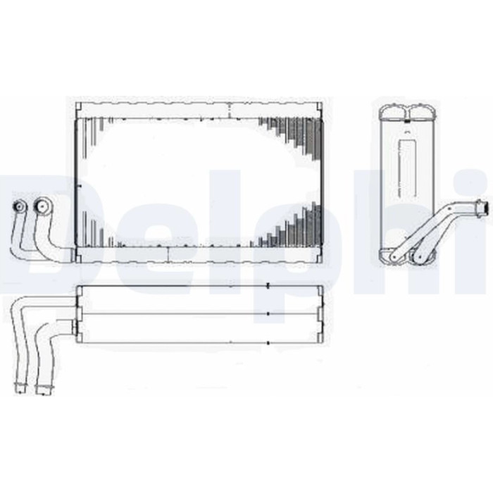 Delphi Verdampfer TSP0525182 Delphi Verdampfer TSP0525182