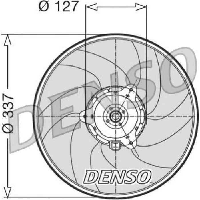 Denso Kühlerlüfter DER21004 Denso Kühlerlüfter DER21004