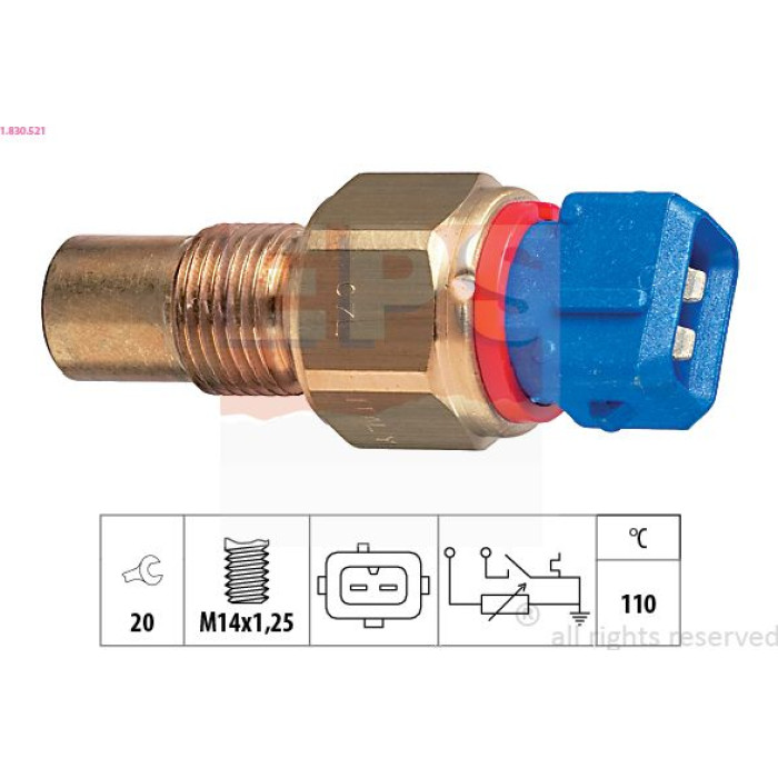 EPS Temperatursensor 1.830.521 EPS Temperatursensor 1.830.521
