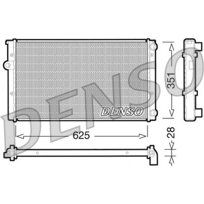 Denso Motorkühler DRM32009 Denso Motorkühler DRM32009