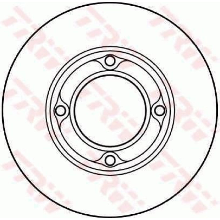 TRW Bremsscheibe DF4124
