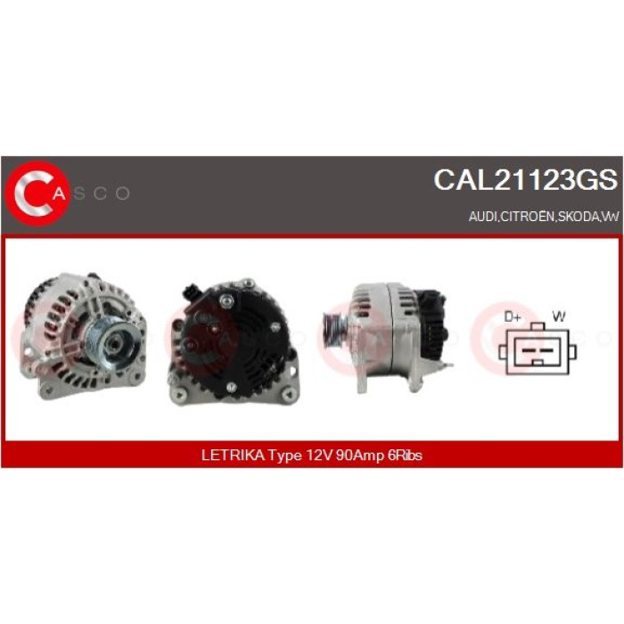 CASCO Generator CAL21123GS CASCO Generator CAL21123GS