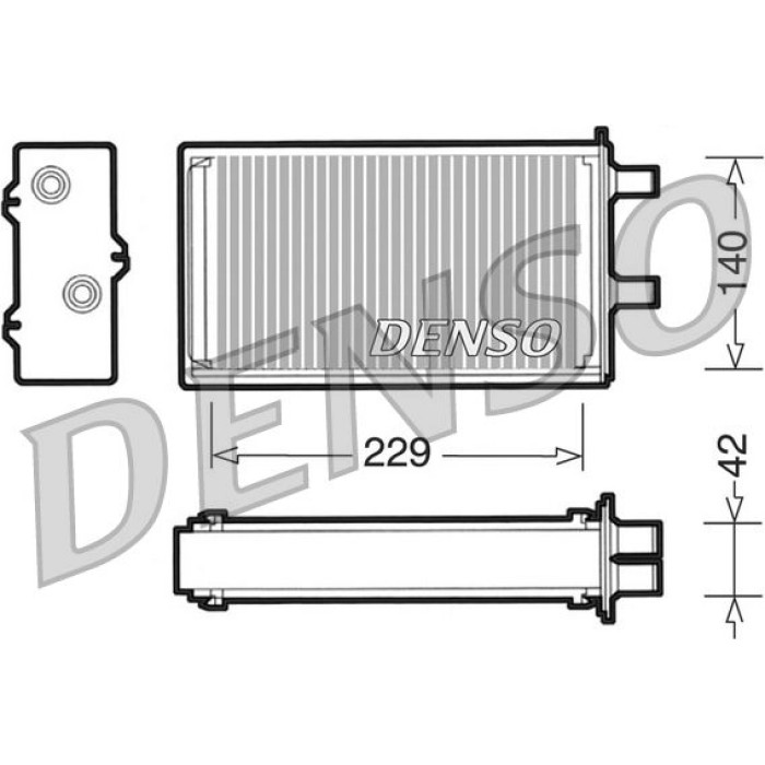 Denso Wärmetauscher DRR13001 Denso Wärmetauscher DRR13001