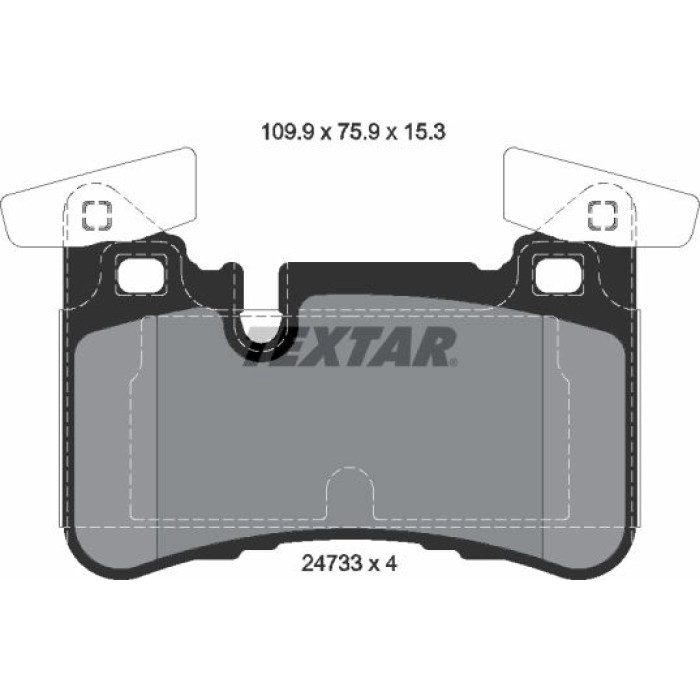 Textar Bremsbelagsatz 2473301 Textar Bremsbelagsatz 2473301