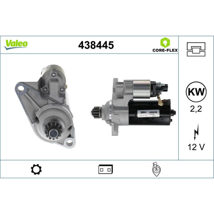 Valeo Anlasser 438445 Valeo Anlasser 438445