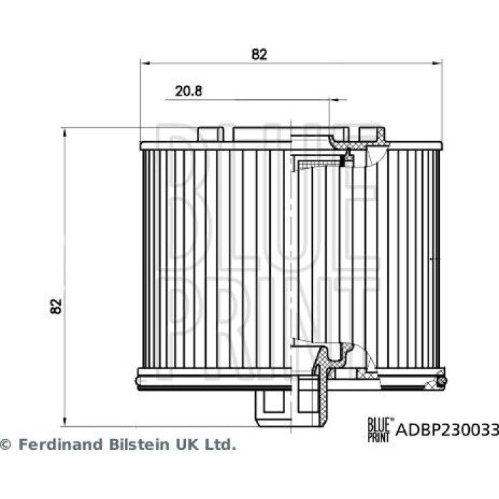 BLUE PRINT Kraftstofffilter ADBP230033 BLUE PRINT Kraftstofffilter ADBP230033