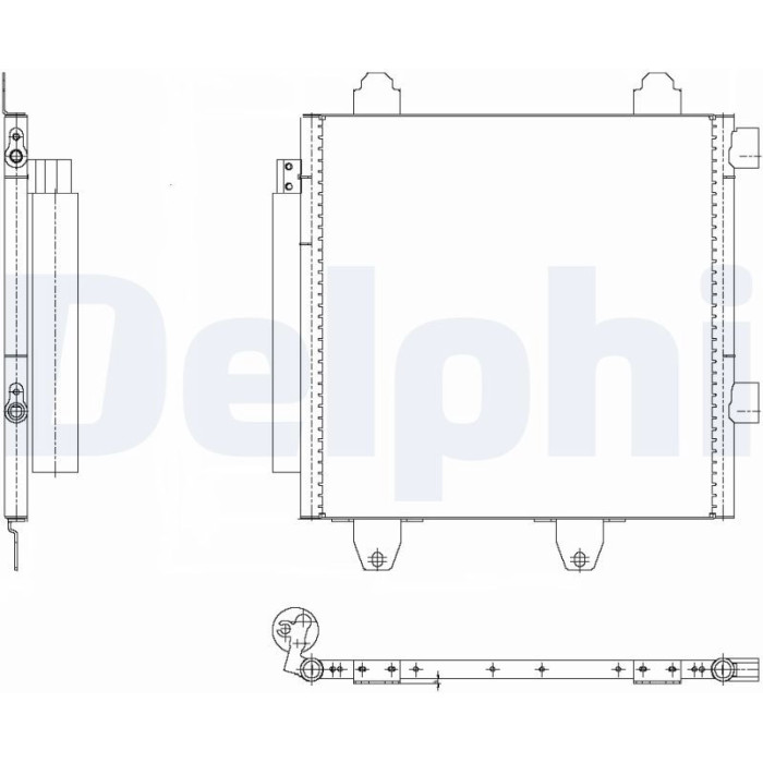 Delphi Klimakondensator TSP0225643 Delphi Klimakondensator TSP0225643