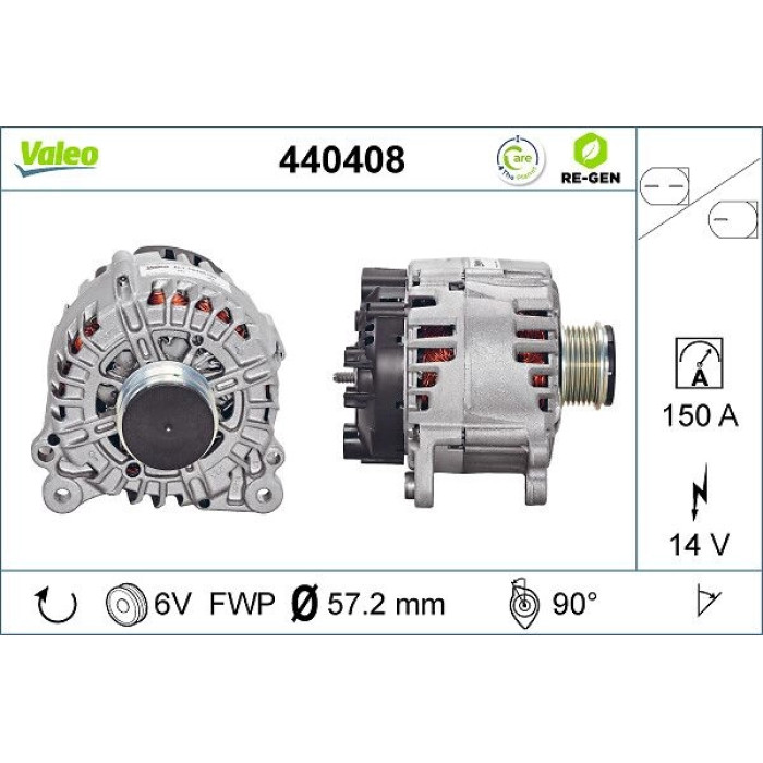 Valeo Lichtmaschine 440408 Valeo Lichtmaschine 440408
