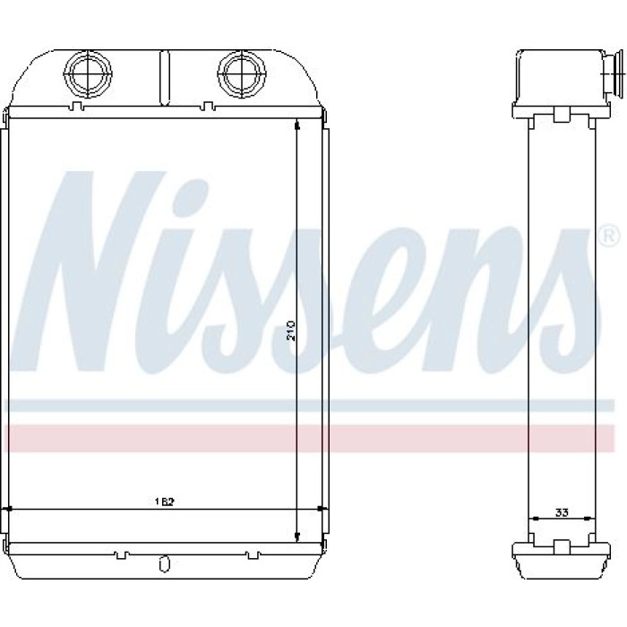 Nissens Heizungskühler PKW 71452 Nissens Heizungskühler PKW 71452