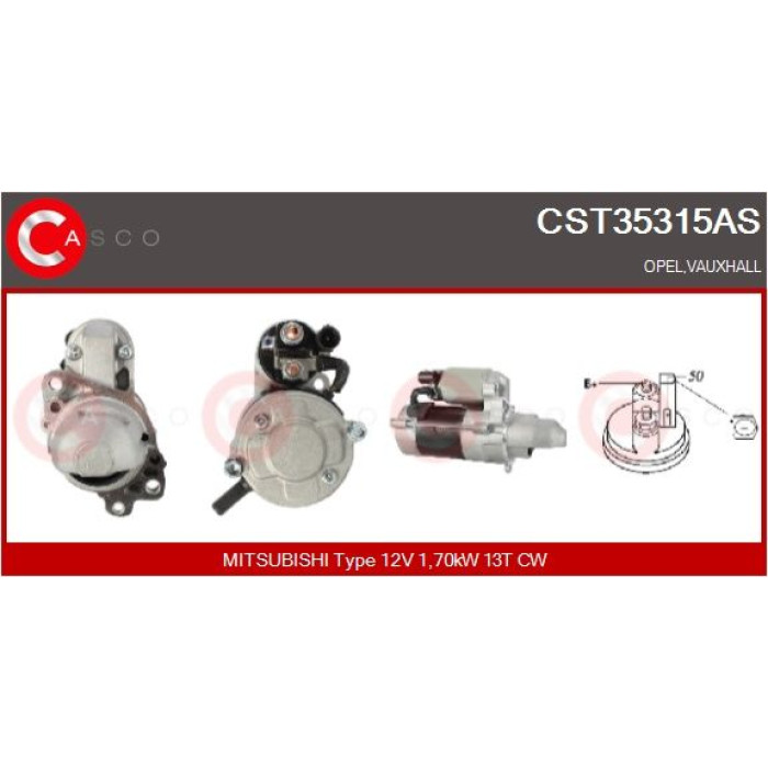 CASCO Anlasser CST35315AS